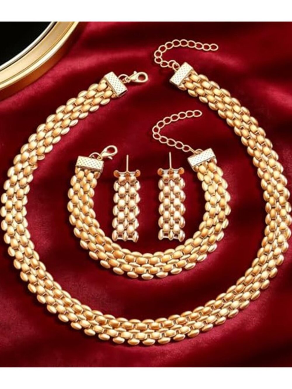 Chunky Gold Jewelry Sets for Women